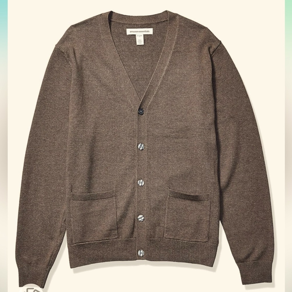 Men’s Brown Heather Cardigan